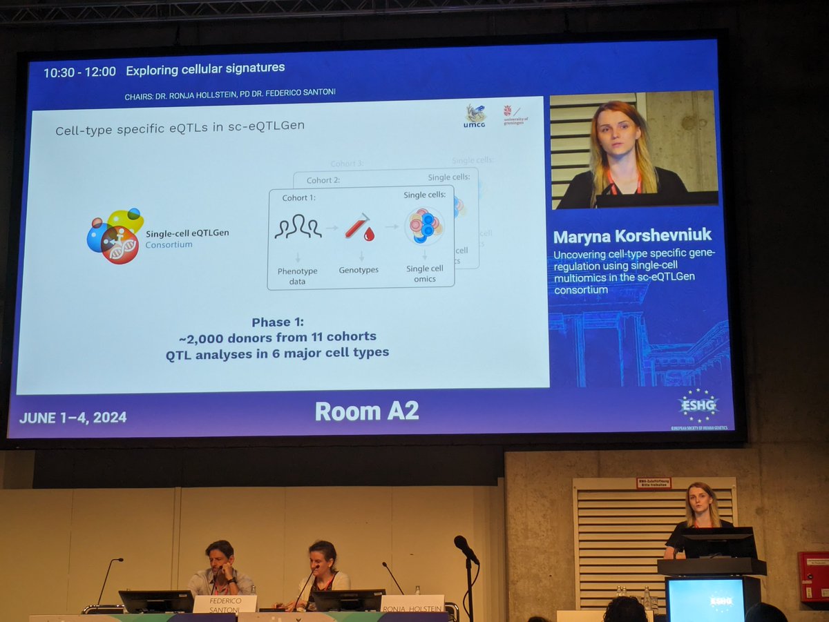 RoyOelen (@oelenroy) on Twitter photo Great to see all of the work in our consortium presented at #eshg2024!
Very nice job by <a href="/m_korshe/">Maryna Korshevniuk</a> Great to see all of the work in our consortium presented at #eshg2024!
Very nice job by <a href="/m_korshe/">Maryna Korshevniuk</a>