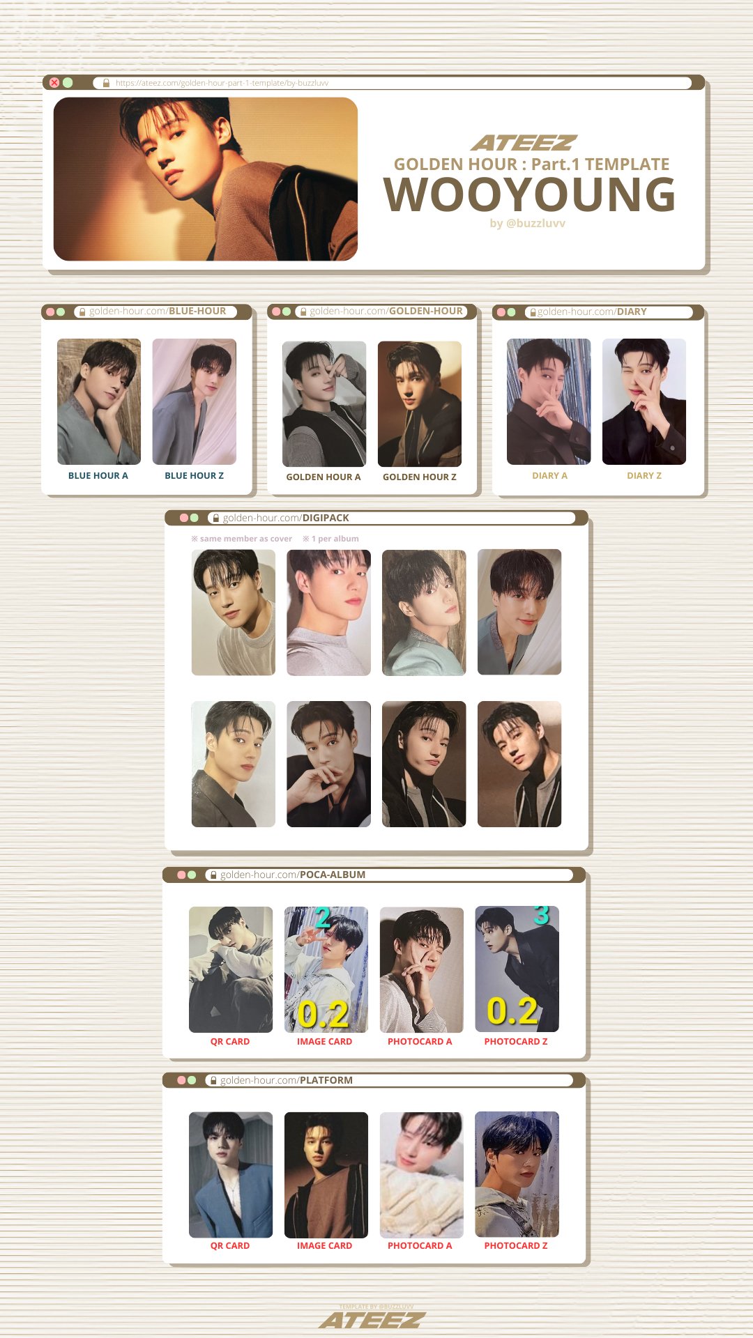 ATEEZ ポカ ウヨン ATEEZ ウヨン ポカアルバム 封入 トレカ - メルカリ