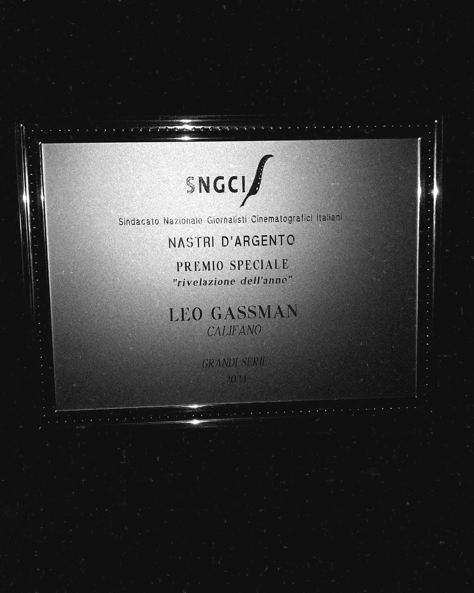 Il primo Nastro D'Argento non si scorda mai. GRAZIE🫶🏻💛 #nastrodargento