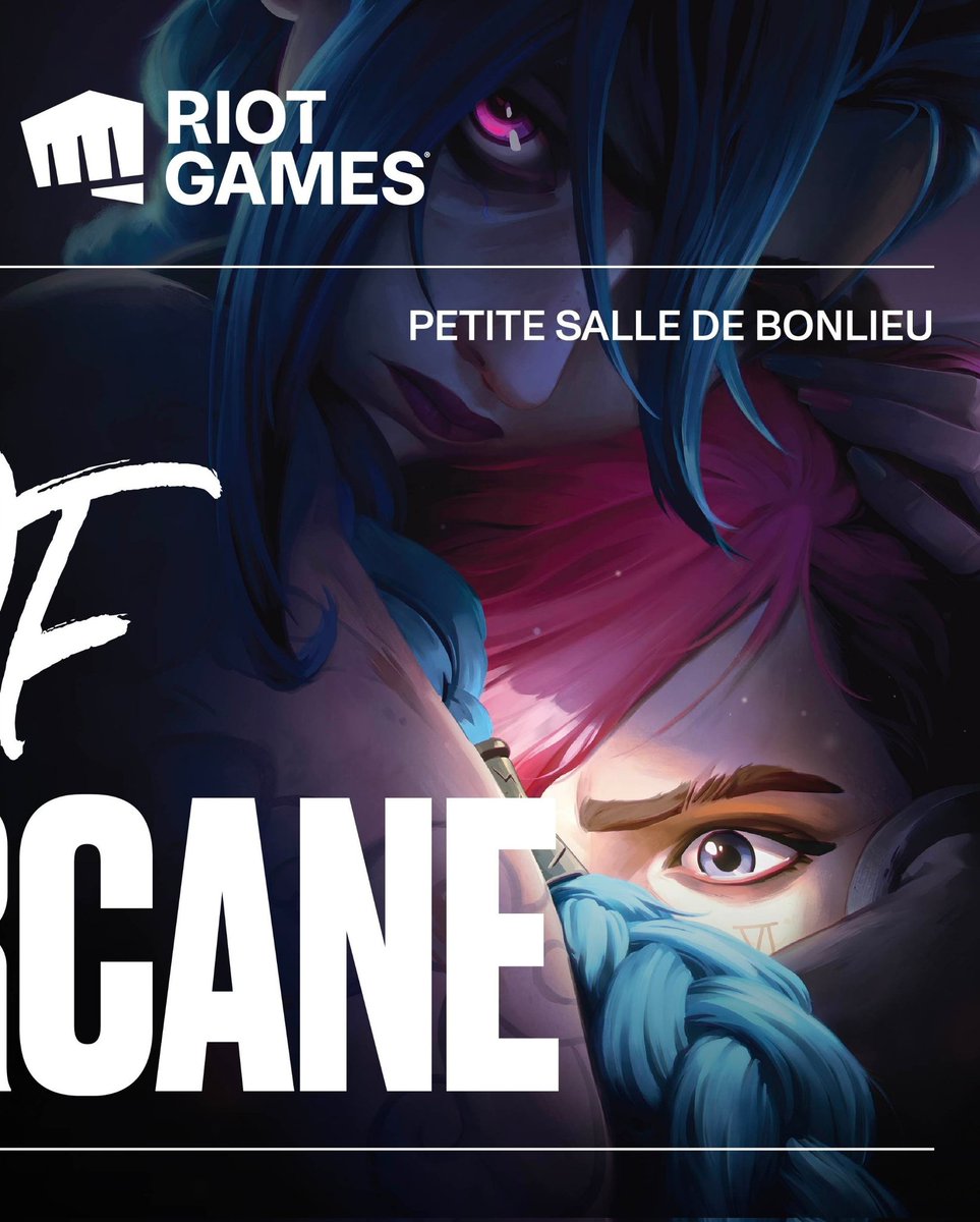 arcaneindetail's tweet photo. Arcane Season 2 Jinx and Vi in Reverse of their Season 1 Poster ✨️💜💙❤️‍🩹 https://t.co/7AND5Du0Kh