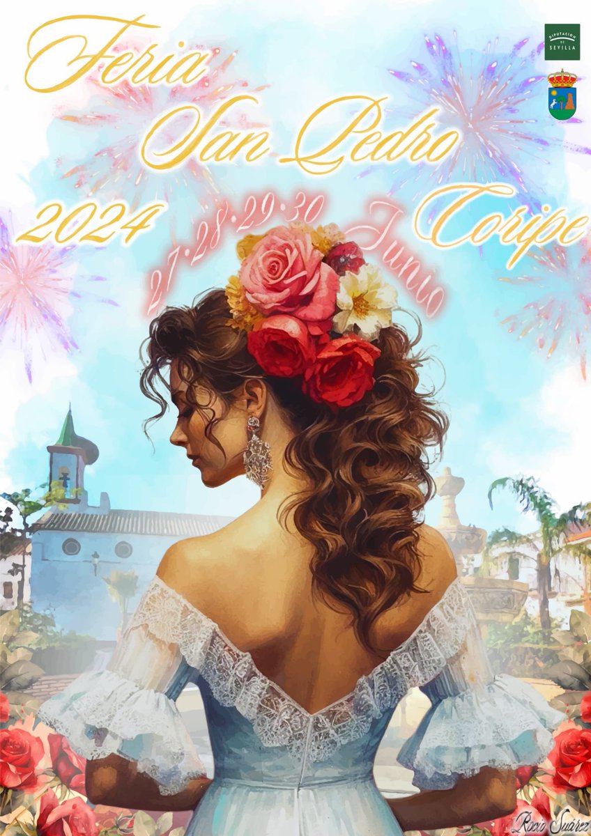 AytoCoripe's tweet photo. Anoche se presentó el cartel y el programa de nuestra Feria de San Pedro 2024 💃🏽
Desde queremos dar las gracias y la enhorabuena a Dña. Rocío Suárez por la creación y elaboración de este precioso cartel 🫶🏼
#FeriaSanPedro #feriacoripe2024 #tradiciones #junio2024 #coripe https://t.co/A6zRdxB3jy