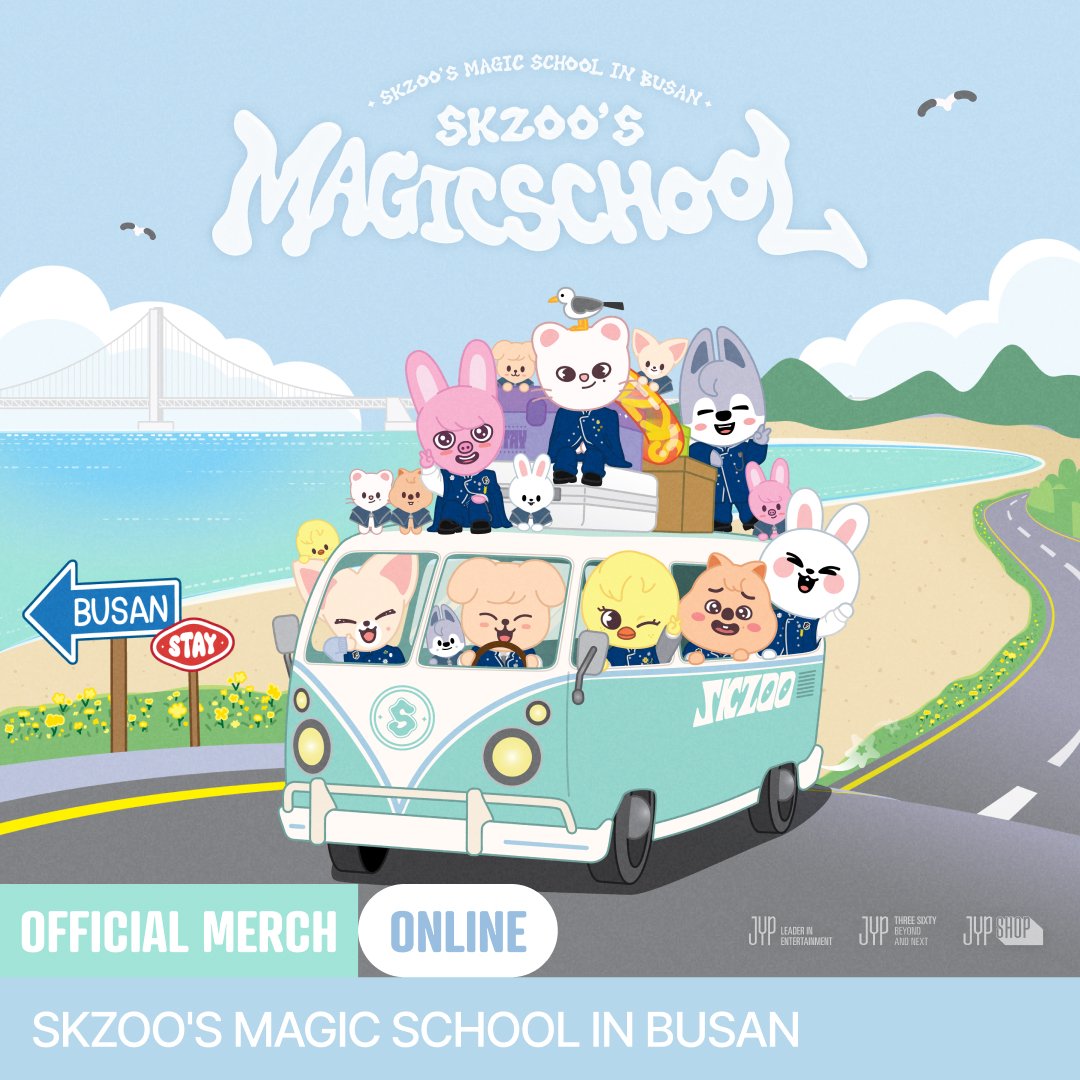 💗Stray Kids x SKZOO
POP-UP &amp; CAFE
'𝑺𝑲𝒁𝑶𝑶'𝑺 𝑴𝑨𝑮𝑰𝑪 𝑺𝑪𝑯𝑶𝑶𝑳' IN BUSAN md open
🍀online jypshop

⭐️Proxy buy checkout purchase service korea 
💙direct deliver to your warehouse 
💙total proxy 0.3~
💙dm or kkt pls
➡️open.kakao.com/me/sr5Eb1Wc 
스키주 리노 필릭스 용복