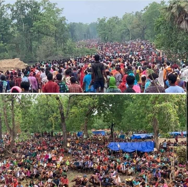आदिवासियों की जमीन हड़पने के कारण पैदा हो रहे हैं नक्सली : सुप्रीम कोर्ट 

आदिवासी नेता जागो क्यों चुप हों??

आने वाली पीढ़ी की शिंता नहीं हैं??

आपका और आपके बच्चे भविष्य बन गया इसलिए चुप बैठे हों??

आदिवासी नेताओ को समाज की कुछ पड़ी ही नहीं।।

#फर्जी_मुठभेड़_बंद_करो