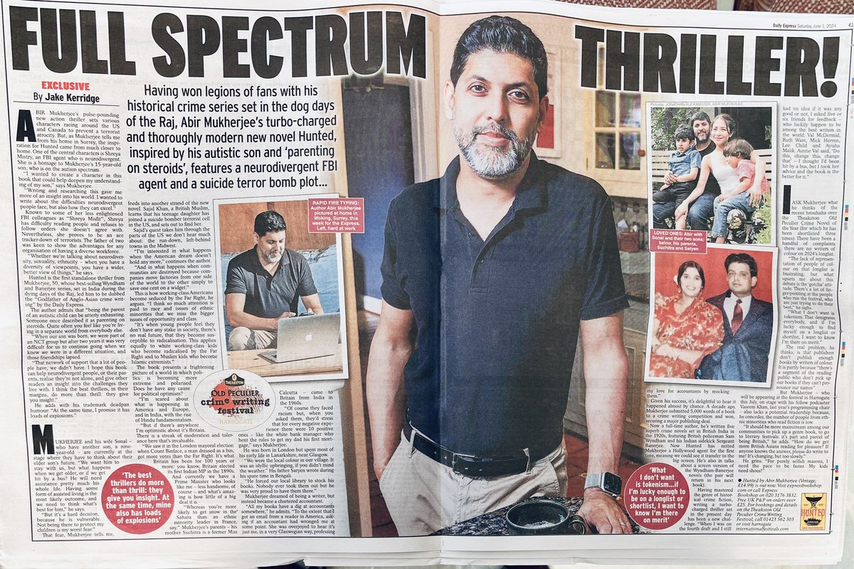 Abir Mukherjee tweet media