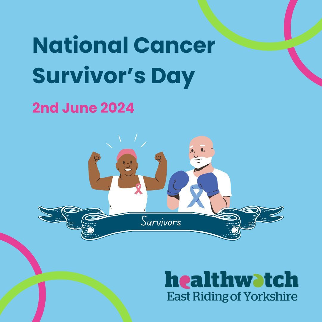 Today marks National Cancer Survivor Day!!!
You can find information at Humber and North Yorkshire Cancer Alliance buff.ly/3WYAfEp and Macmillan buff.ly/2xU7qfl 
#NationalCancerSurvivorDay