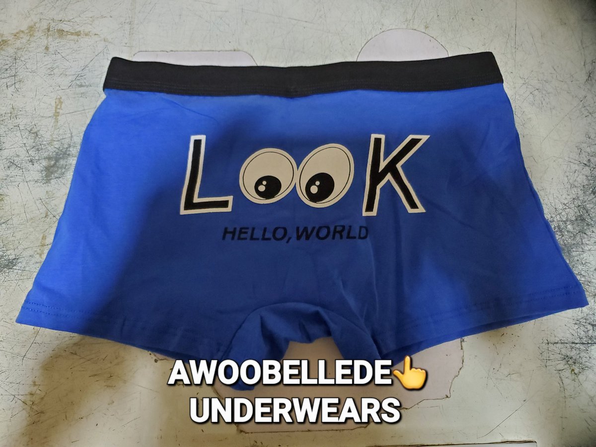 Supadjtablowa's tweet photo. My people before we still continue with the marriage posting, let's first present to you all
AWOOBELLEDE👆 UNDERWEARS
BECAUSE
We all need new UNDERWEARS.
.
#mtnnigeria #davido #budxuncoverd @budw
Isernigeeiar #samsungmobile #peruzzi #mcdanfo #gloriousdjlexzy #dj kingb #dj topten https://t.co/nXShSim2Rq