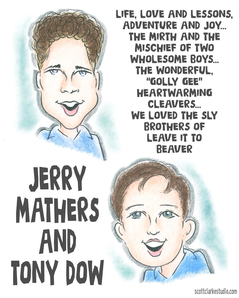 _scottclarke's tweet photo. Happy Birthday Jerry Mathers! I met Jerry a few years ago. His appreciation of my art was heartwarming. Thanks Beav :)
#jerrymathers #leaveittobeaver #classictv #arttribute #entertoonment #beaver #beavercleaver #theodorecleaver #midatlanticnostalgiaconvention #scottclarkestudio https://t.co/PoiXKvmfwn