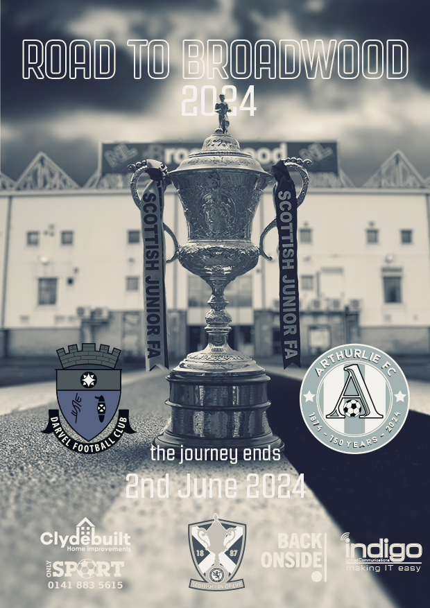 scottishjuniors's tweet photo. IT'S GAME DAY!

🏆@ClydebuiltI Scottish Junior Cup
🆚@darvelfc v @ArthurlieFC
🏟️Broadwood Stadium
💵£10, £5 Conc via South Stand CASH ONLY
⚽️4.05PM

LIVE on @bbcalba 

@IndigoUnifiedUK @OnlySportLTD1 @BackOnside https://t.co/TC9R8Ovs75