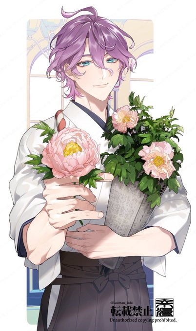 「flower purple hair」 illustration images(Latest)
