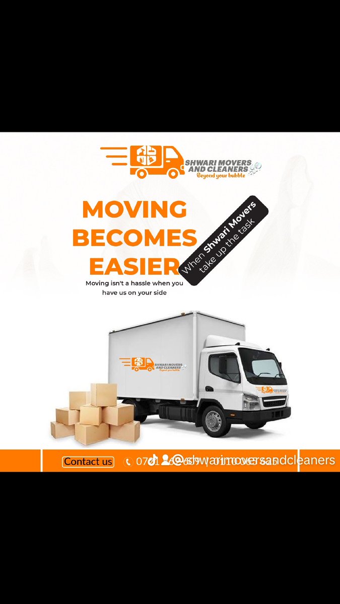 Experience a hassle-free move with Shwari Movers and Cleaners. Our professional team ensures a smooth and efficient relocation process, taking care of every detail from start to finish. Trust us to handle your move with care and precision.

#MovingMadeEasy #ProfessionalMovers