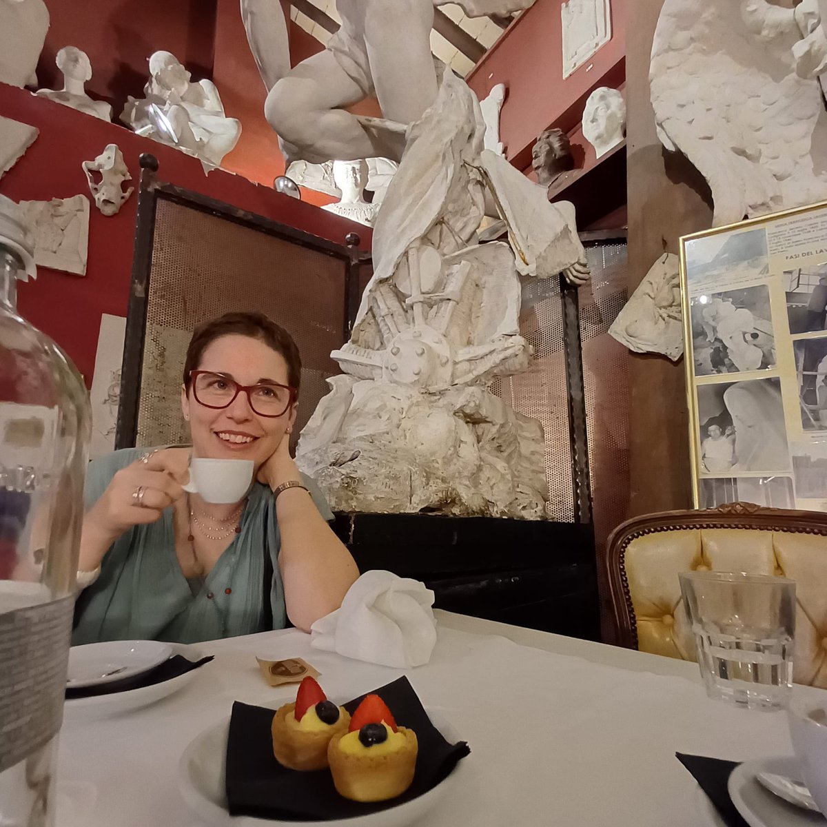 A blog I wrote about Canova’s studio in Rome - which is also a cafe-restaurant. Link in the comment.