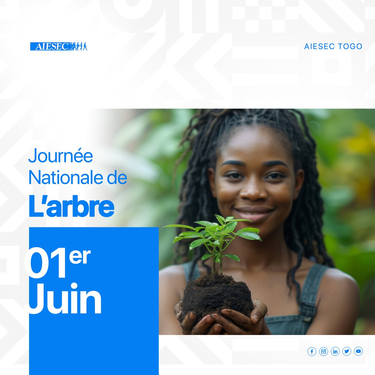 Journée Nationale de L'arbre

 Plantons, protégeons et préservons nos arbres pour un avenir plus vert et plus durable.😊  #JournéeDeLArbre #Environnement #Durabilité #mcwiniga #AIESECTogo