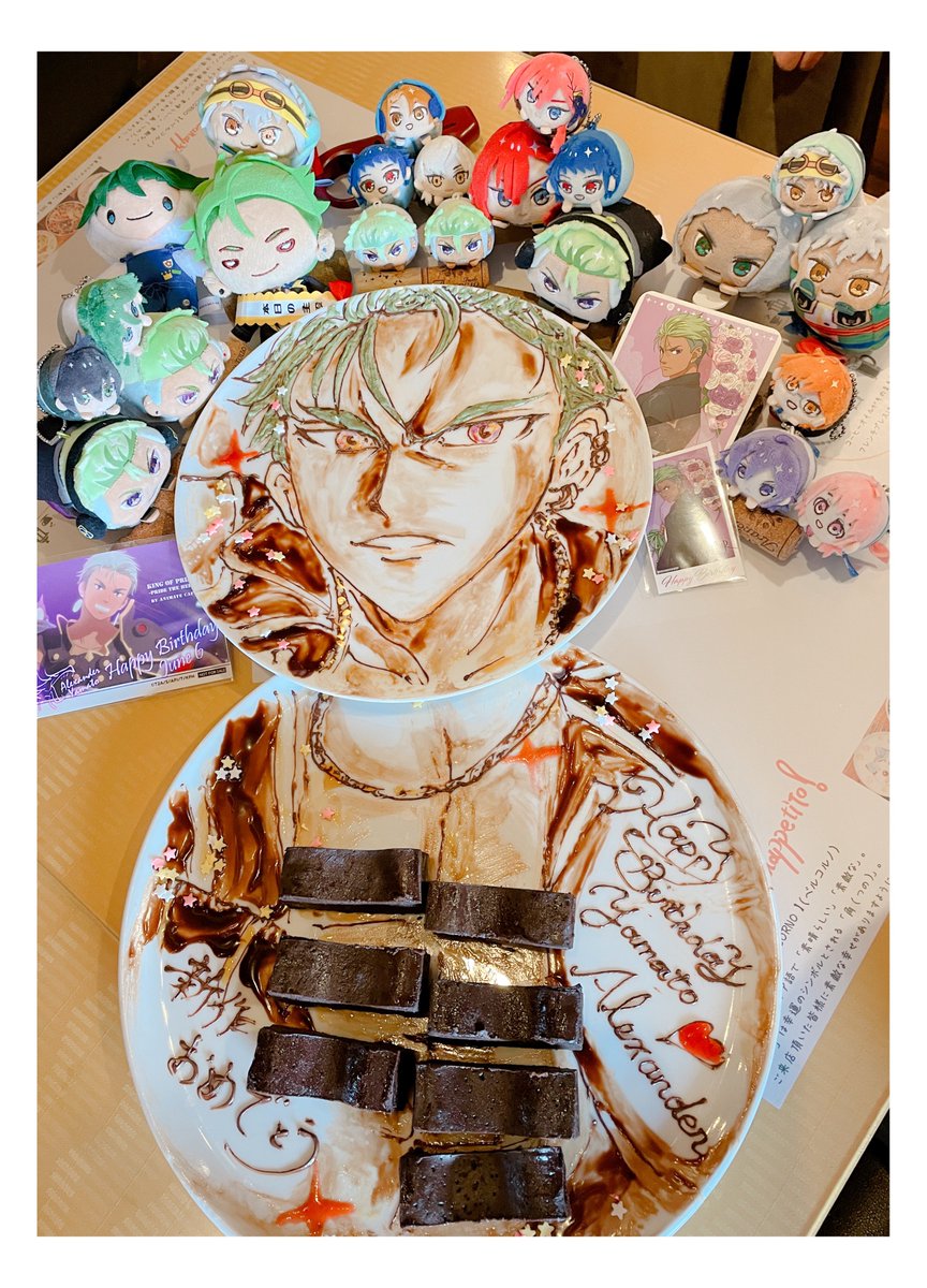 ㊗️アレク誕のお食事会に参加させてもらった〜❕アレクおめでと〜💜💜💪💪💪新作まであと2ヶ月だ〜〜 