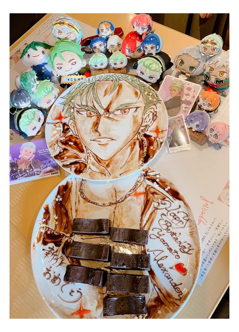 ㊗️アレク誕のお食事会に参加させてもらった〜❕アレクおめでと〜💜💜💪💪💪新作まであと2ヶ月だ〜〜 