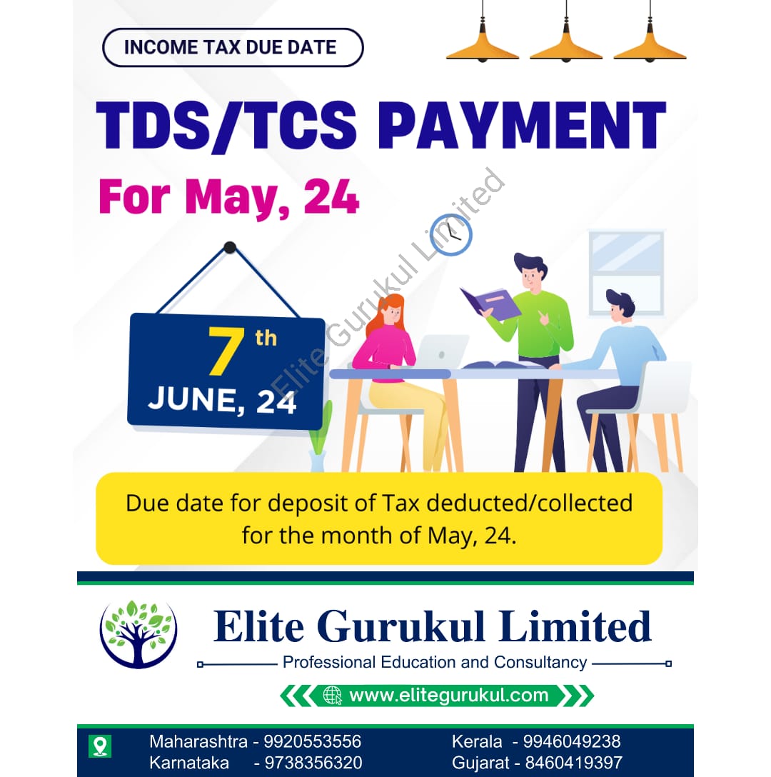 EliteGurukul's tweet image. TDS/TCS Payment 
#TDSPayment
#TCSPayment
#TaxCompliance
#IncomeTaxIndia
#FinancialResponsibility
#TaxDeduction
#TaxCollection
#BusinessTax
#TaxAwareness
#FiscalResponsibility