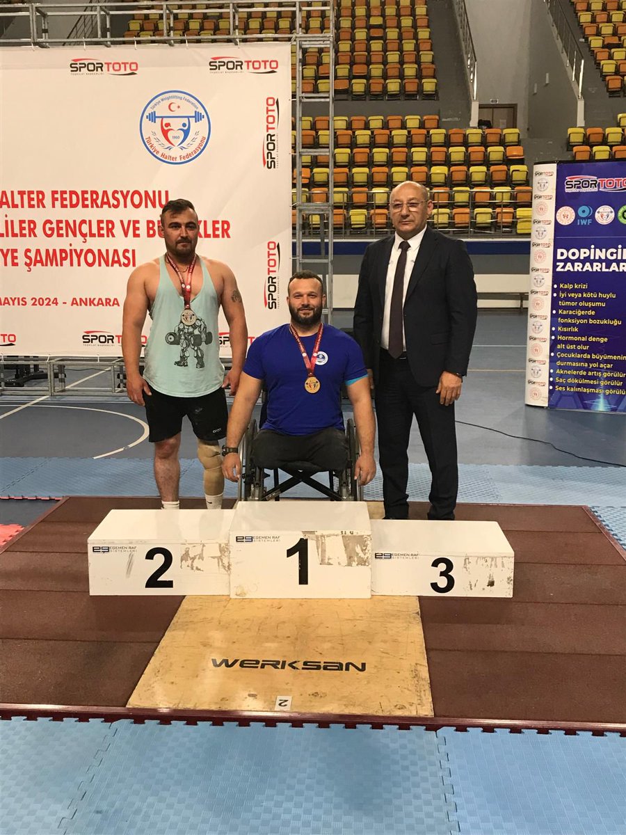 Ankara’da  düzelenlenen Bedensel Engelliler Powerlifting Türkiye Şampiyonası sona erdi.  
Büyükler kategorisinde yarışan sporcularımız;
Muhammet Kaan Aktürk 49 kg 1.
Hasan Korkmaz 54 kg 1.
Tolga Işık 72 kg 1.
Uğur Yumuk 80 kg 1. olmuşlardır.