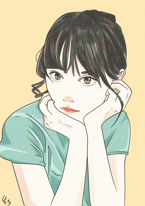 「brown hair head rest」 illustration images(Latest)