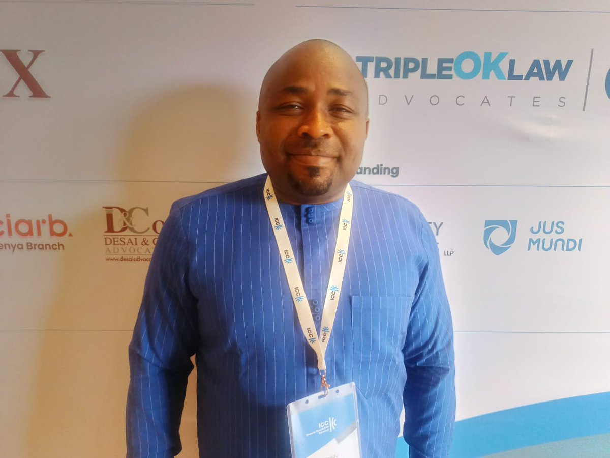 AO2LAW's tweet photo. Our partner, Chinedu Anaje, FCIArb was at the just concluded ICC Africa Conference on International Arbitration in Nairobi, Kenya.

#AO2LAW #ICC #Lawfirms https://t.co/sjcsNklG8l