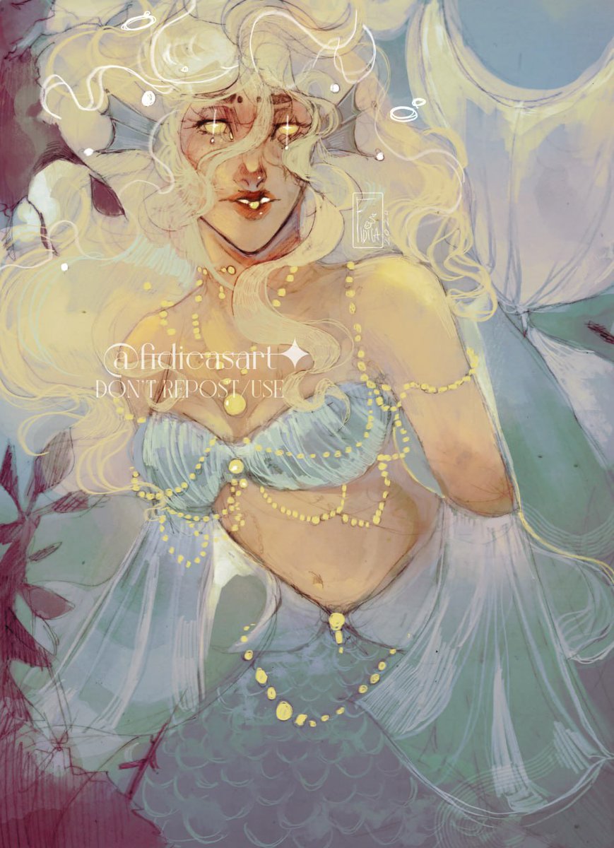 fidicasart's tweet photo. This is my #mermay2024 ❤️‍🩹 I don't usually post much on X, But I hope to be more active and find more people to share my illustrations

#artistsupport #smallartist #artchallange #artework #ArtInspiration https://t.co/NO3irY27XC