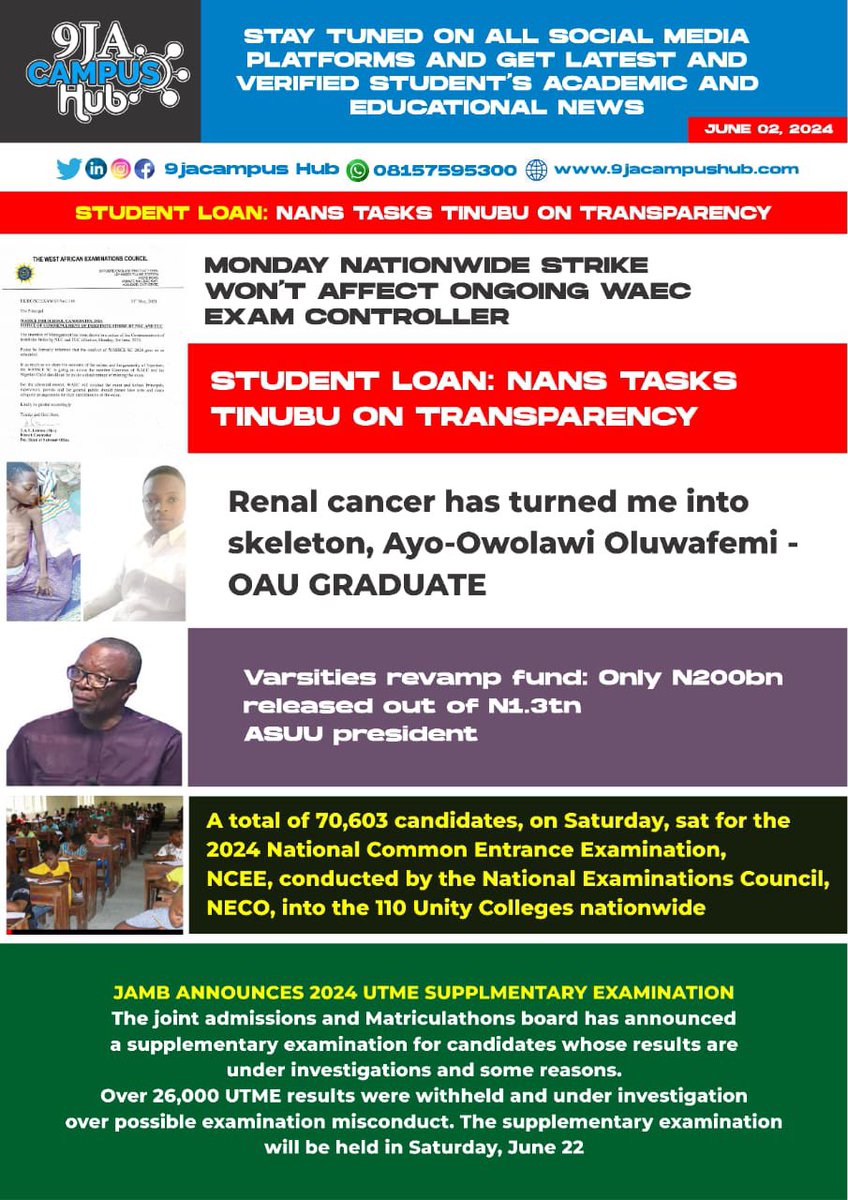 9jacampusHub's tweet photo. https://t.co/SyzkqUcAR9