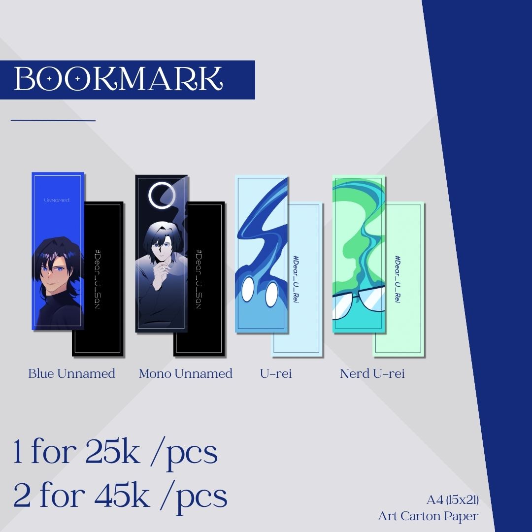 Maaaaarchyy's tweet photo. [Likes and RTs are highly appreciated! 💙🤍] 

Pre order via Mail Order is now open (🇮🇩 Local only) 

🤍PO Period: 2 - 15 June 2024
💙 Shipping from Depok via TIKI: start from 23 June 2024
🤍Fandom: Unnämed/U-san
💙Link in thread! 

#cf18 #postcomifuro18 #mailordercf18 https://t.co/Kg9i1Dav3s