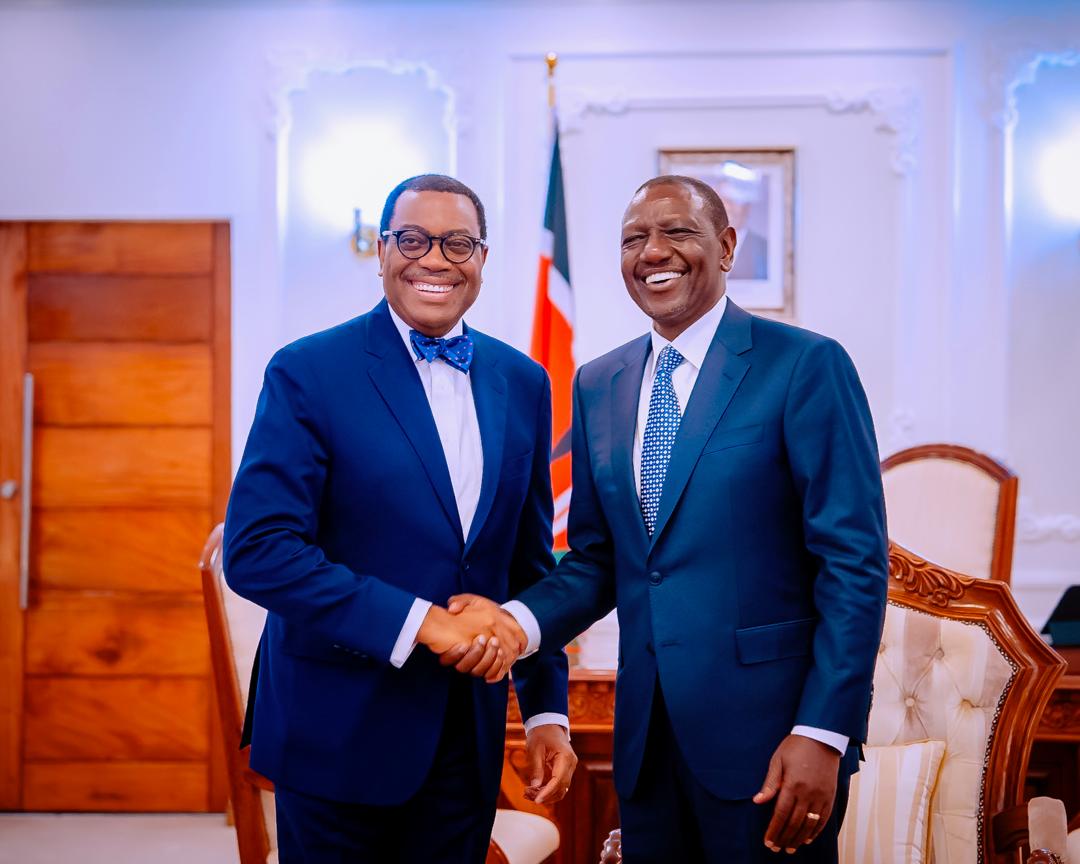 akin_adesina's tweet photo. Thank you President ⁦@WilliamsRuto⁩ of Kenya for hosting an exceptionally successful 59th Annual Meetings of the ⁦@AfDB_Group⁩ and calling for $25 billion target for the 17th replenishment of the African Development Fund. ⁦@AfDB_Group⁩ ⁦@StateHouseKenya⁩ https://t.co/L2q87DBtZJ