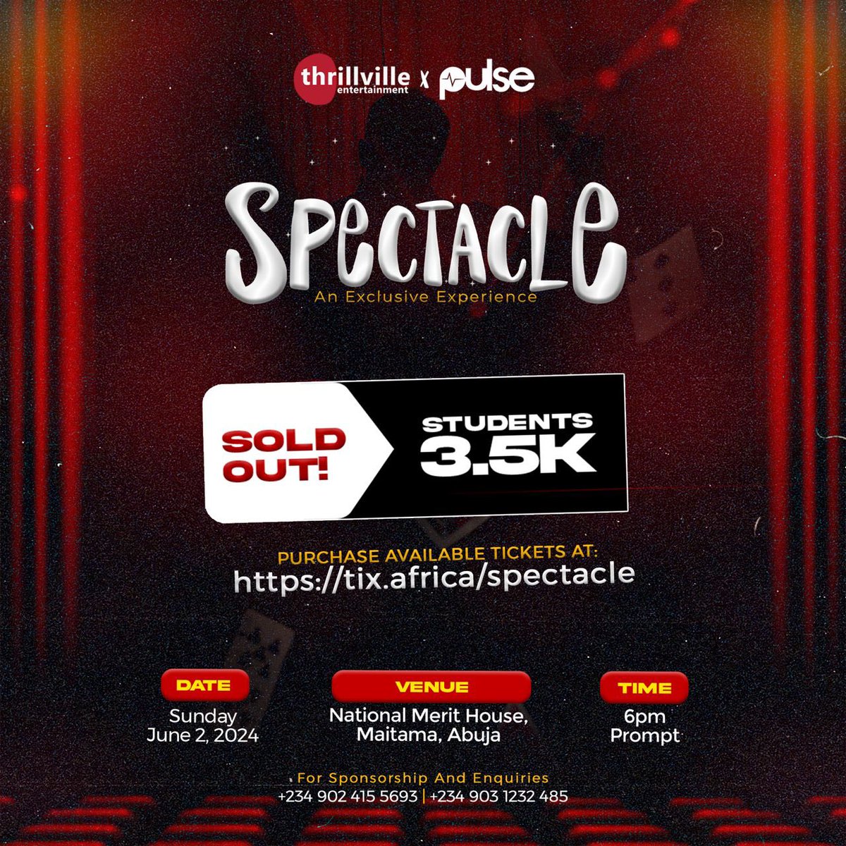 realkingss's tweet photo. Tonight is going to be magical 🧙♂️
Will you be there?
Don’t miss out as it’s going to be mind blowing all through encounter.
Come and have a wonderful experience at the #AbujaMagicShow
Ticket link - https://t.co/8pNkoTG8Qj
#TheSpectacle @thrillville_ https://t.co/3FWGANBnYT