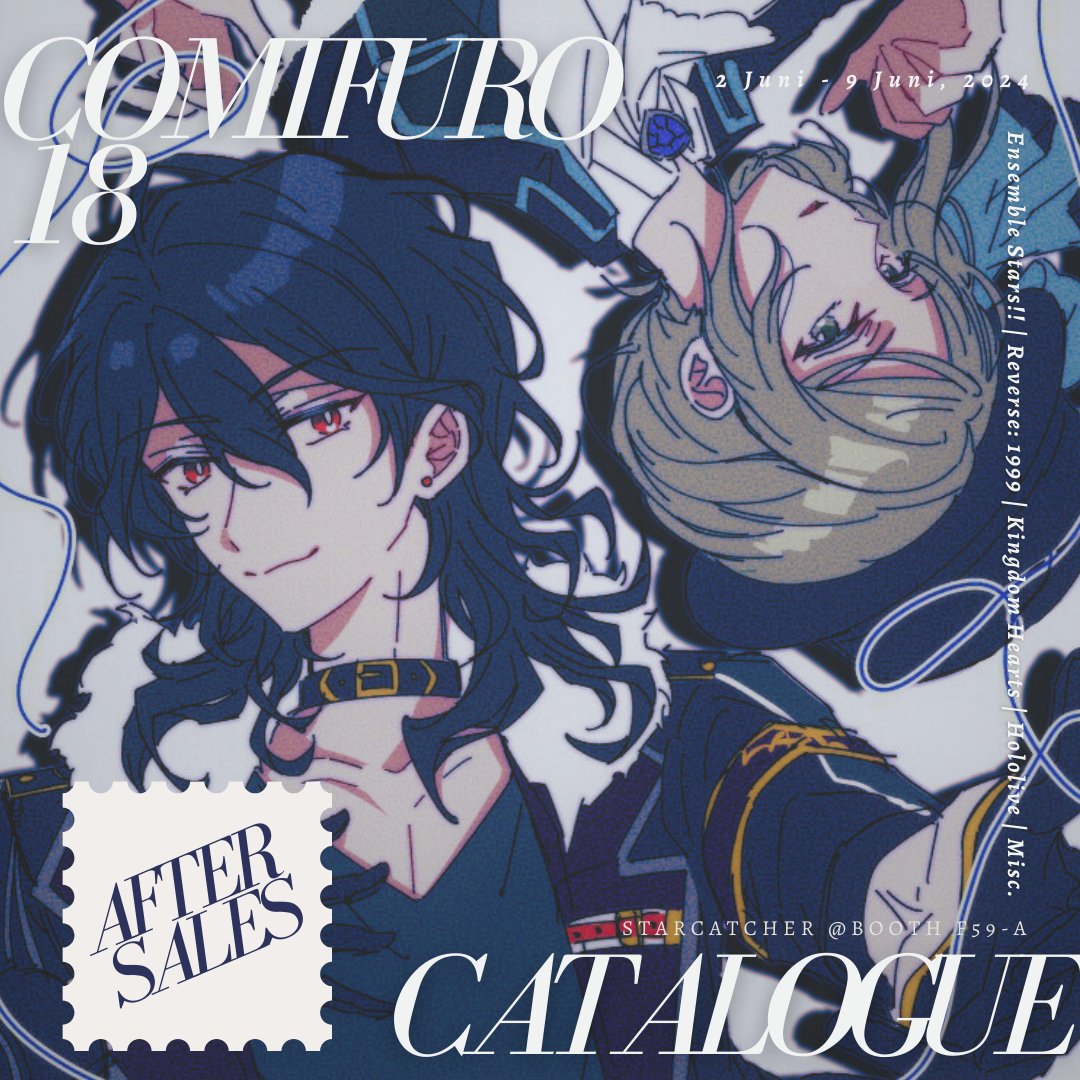 After the long wait, Comifuro 18 After Sales is now live!🎊 
🗓️ Preorder duration: Sun, June 2nd - Sun, June 9th, 2024 (23:59 WIB)
📨Shipped via J&amp;T from Jakarta

✨put your order through form below✨
forms.gle/gWSauwdWMUVCUj…
you can also view the product photos through the form!