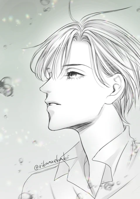 時間がないときは昔の絵をいじってみたりして、描いた気になるマンです。

来月には薪さんに逢える…?! 