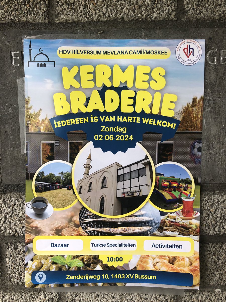 CoenvBeers's tweet photo. Gastvrije ontvangst, gezellige braderie. #Hilversums initiatief op Bussums grondgebied😀 https://t.co/4tS5Vq0hqT