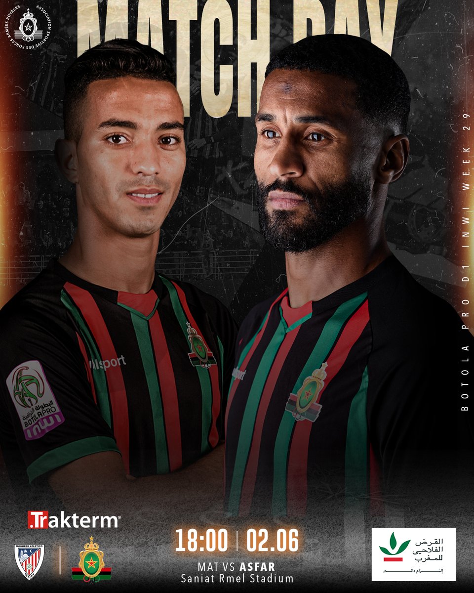 ASFAR_Officiel's tweet photo. MATCH DAY
MAT 🆚 ASFAR
#asfar #MatAsfar #Matchday https://t.co/dgI5AxvGlq