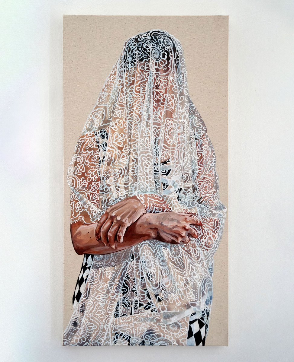 Something borrowed 🕸️
2024
Oil on canvas
61 x 30.5cm