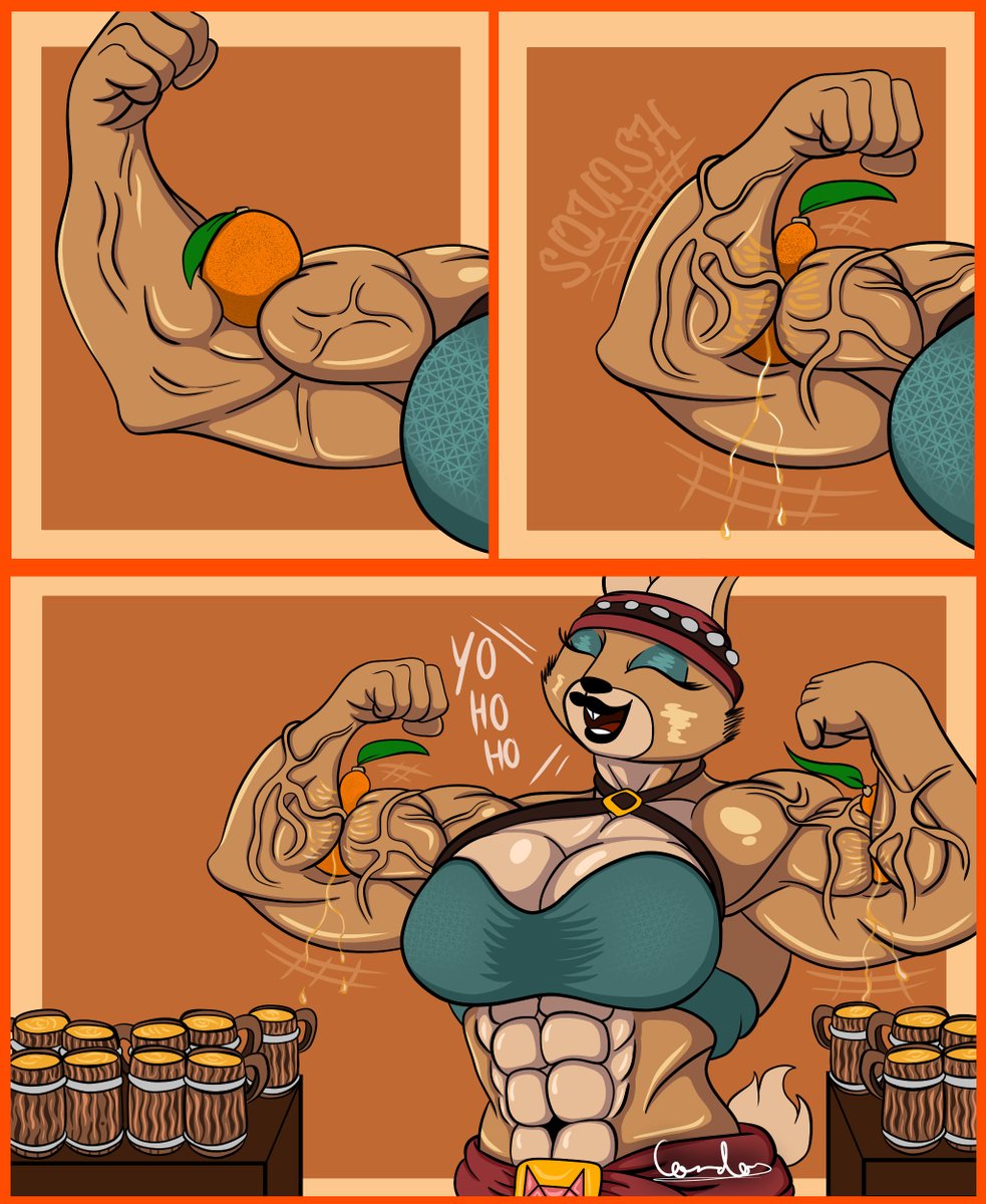 A good captain cares about her crew's well being and make sure they get the nutrients they need~ 

Trying out my best at making a comic. What do you think?