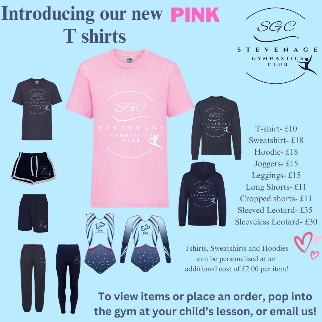 SGC_Gymnastics's tweet photo. **BRAND NEW**  Pink SGC t-shirts now available!! 😍🤸🤸🏼‍♀️💜 https://t.co/laezAhW66L