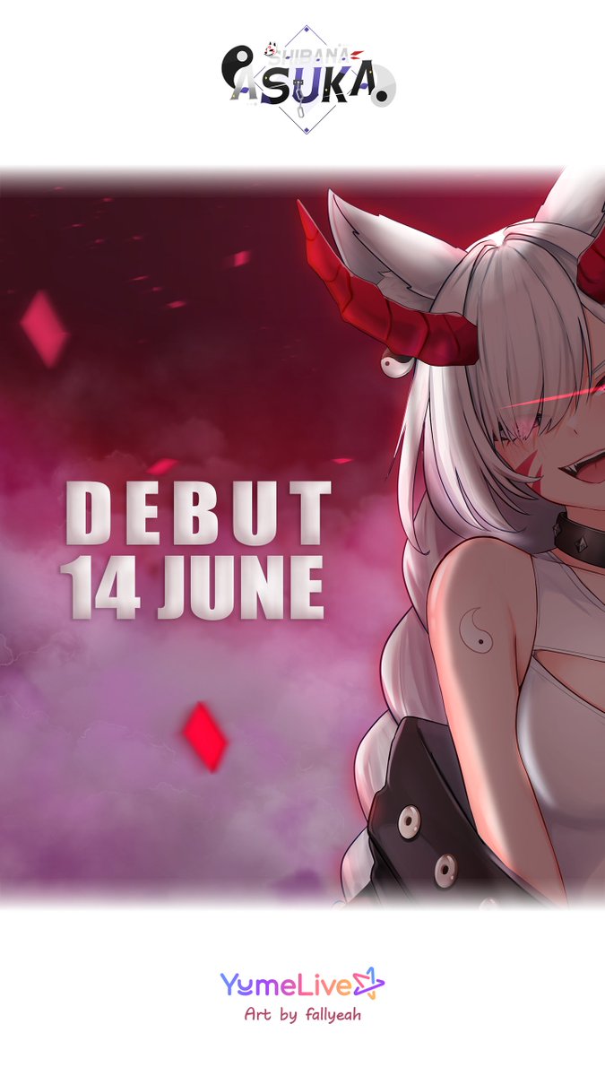 yumelive_ent's tweet photo. Waduh seramnya... 🥶
Sibana Asuka (@shibanaasuka) akan DEBUT pada tanggal 14 Juni 2024! 🤩
Jangan lupa follow X dan subscribe YouTube channelnya yaa https://t.co/5A4hNDDRVg https://t.co/pmElJ6LkOA