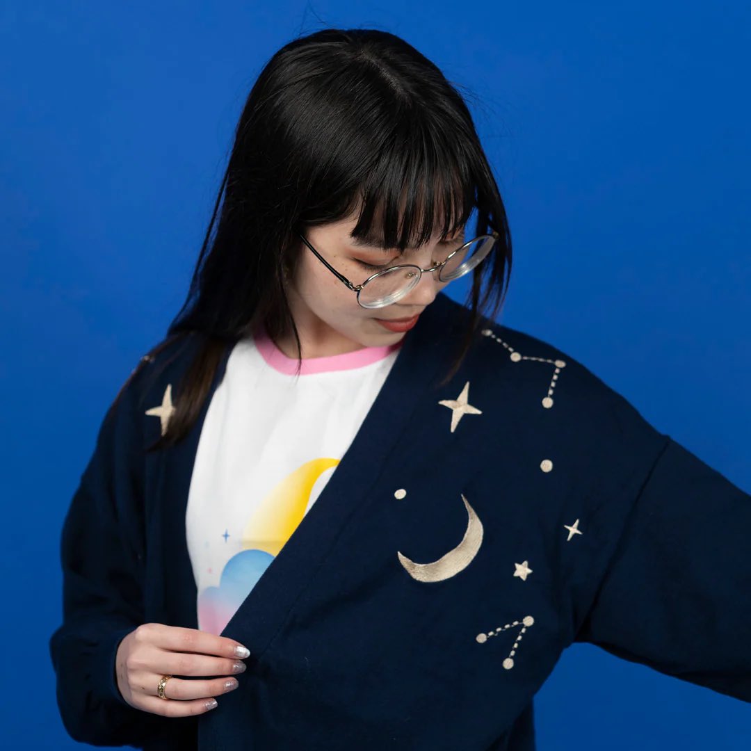 fromstudiokay's tweet photo. ✨STORE UPDATE✨

My store has been updated with everything I have available including the Long Starry Cardigans, a handful of Strawberry Pinafores and ALL my new button-up designs!! https://t.co/o25L4nb2rY