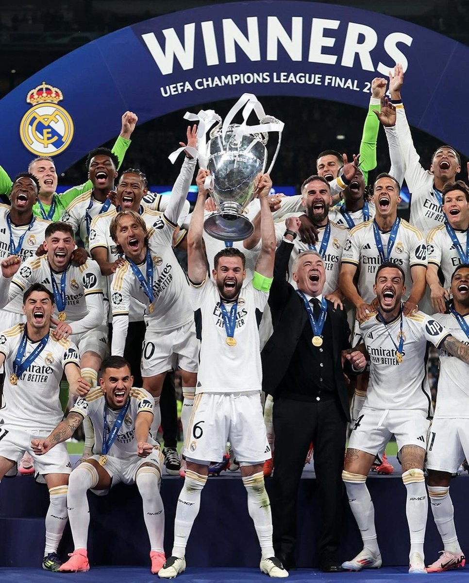 CHAMPIONS OF EUROPE!!! 🏆 
Siempre HALA MADRID 🤍