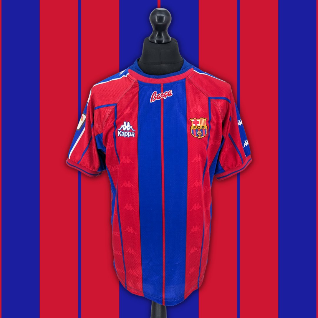 バルセロナ/フィーゴ/ホーム/97-98モデル Barcelona (H) '97/98 Classic match-spec home shirt worn by