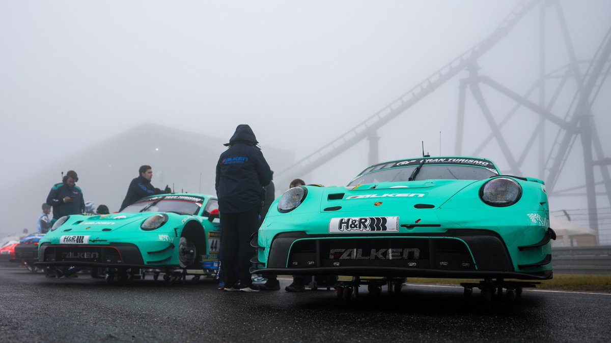 #24hNBR - Still no decisive improvement on the fog situation @Nuerburgring. The restart of the @IntercontGTC @24hNBR is delayed until further notice #Porsche #IGTC