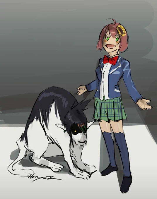 ド葛本社の犬だよ 