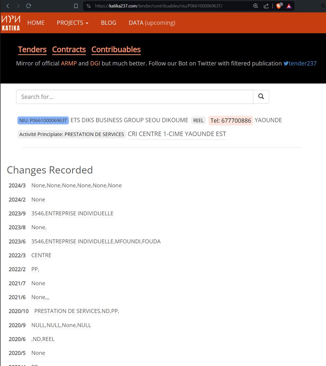 tassingremi's tweet image. Je sais que les gens sont concentrés sur le balon mais j'espère qu'à Douala on va garder l'oeil sur ce marché de plus d'un milliard octroyé à un établissement par la CUD.
«Amélioration du cadre de vie des populations des quartiers sous-équipés ou mal desservis...» BONABERI