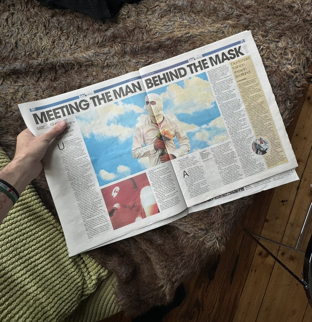 huss_ac's tweet photo. Woke up to me being on the front cover of the national + a double spread story 🥹 https://t.co/fmJZ7t6pyX