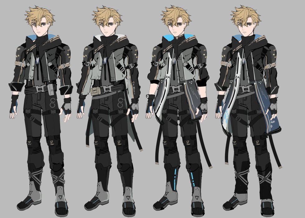 RainStrive's tweet photo. WuWa!Damien design draft or something https://t.co/8LHWX8t7RT
