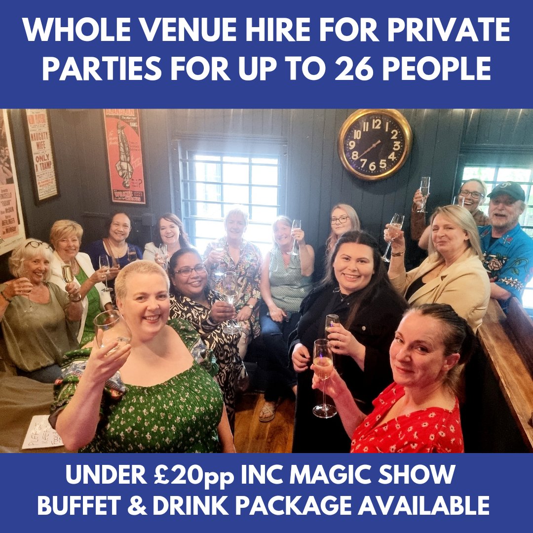 Last night another Private Party whole venue hire for up to 26 with full show for under £20pp - buffet & drinks option available info@thesmallspace.co.uk for details #comedy #whatsoncardiff #supportlocal #Barry #magic #cocktails #liveentertainment #cardiff #theatre #livemusic