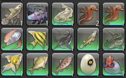NuMuMochi's tweet photo. thank you for the fun fish train!! it felt a lot less lonely when there's a crowd gunning for the same fish, and the directions given gave me a more confidence to tackle complicated legendary fish. caught some new and old fish - really happy to be able to join! #fishpride https://t.co/boztG3hSKy