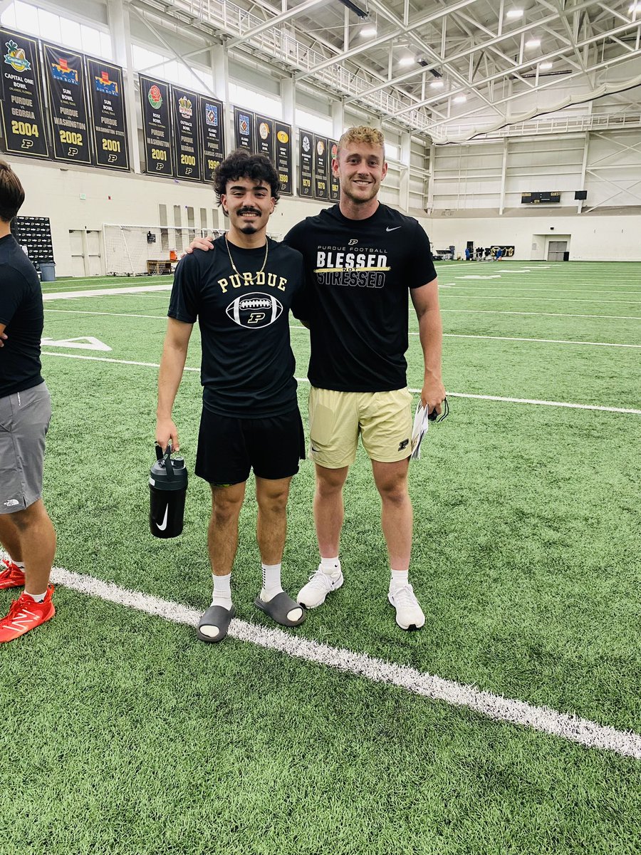 OmarGarcia30_'s tweet photo. Had a great time in Purdue. Amazing people to be around, and amazing special teams unit and coach.(@CoachPetrilli) Thank you @BoilerFootball for the camp invite and had an amazing time showing out! The most accurate kicker there. Not a single ball missed.#COMPETE @LittletonCoach https://t.co/BwyVRNrn9r