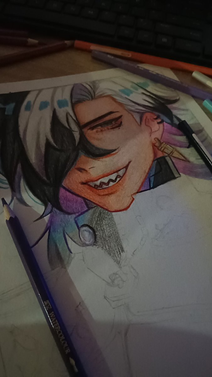 Traditional art is fun, especially color pencil