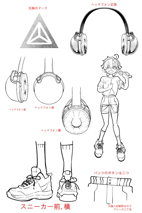 ファンアート描きたい人のためのコミカライズ版キャラクター設定資料 