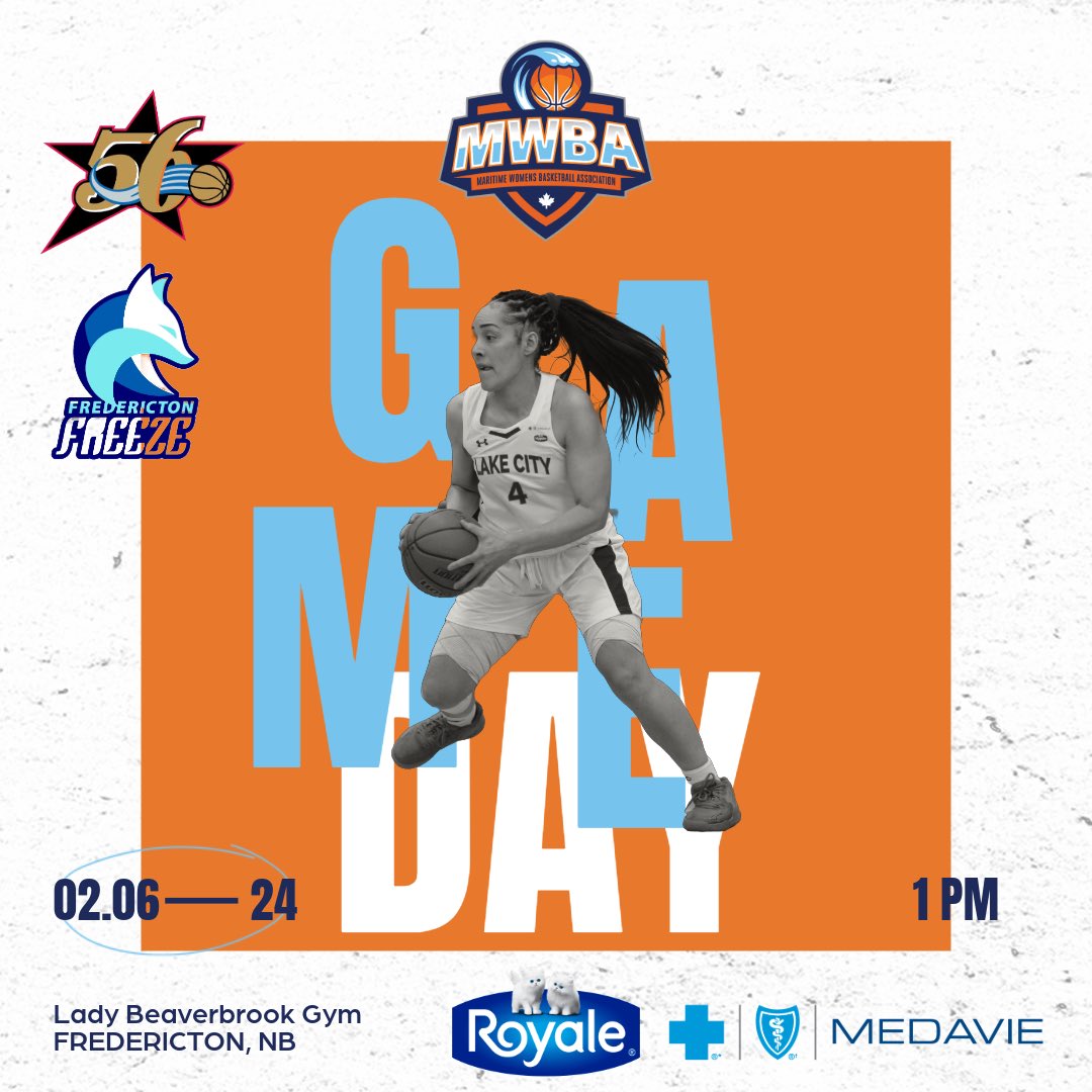 Maritime Women's Basketball Association (@the_mwba) on Twitter photo June 2nd means a 2nd game day weekend ☀️
⏰: 1 pm AST
📍: Fredericton, NB
🎟️: Available at the door
📺: NB game (<a href="/AuroraProdNB/">Aurora Productions</a>)
📸: Bob Pettipas
#NowsTheTime June 2nd means a 2nd game day weekend ☀️
⏰: 1 pm AST
📍: Fredericton, NB
🎟️: Available at the door
📺: NB game (<a href="/AuroraProdNB/">Aurora Productions</a>)
📸: Bob Pettipas
#NowsTheTime