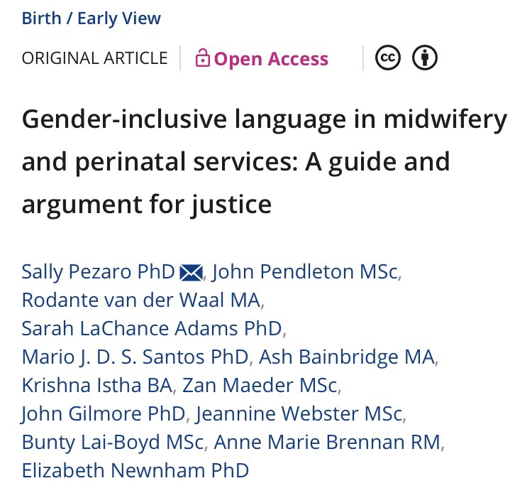 Dr Sally Pezaro PhD FRCM MSc SFHEA PgCAPHE RM (@sallypezaro) on Twitter photo Our paper out now: doi.org/10.1111/birt.1… working toward reproductive justice for all 🏳️⚧️🌈<a href="/natachakennedy/">Dr Natacha Kennedy</a> <a href="/arghavan_salles/">Arghavan Salles, MD, PhD</a> <a href="/JaneyGodley/">Janey Godley</a> <a href="/TransLucent_Org/">www.TransLucent.Org.UK</a> <a href="/sandyosullivan/">Prof Sandy O'Sullivan</a> <a href="/LilahRPGtt/">Lilah TheyPG 💜 🇵🇸</a> <a href="/sally_hines/">Sally Hines</a> <a href="/notCursedE/">moved to the other platform byeeeeeee</a> <a href="/lizzietweeter/">Lizzie Streeter</a> <a href="/drmbrady/">Michael Brady</a> @JessOThomson <a href="/gp_jls/">Jules Gill-Peterson</a> @DrRChadwick <a href="/abonnieday/">Dr Rebecca Don Kennedy</a> Our paper out now: doi.org/10.1111/birt.1… working toward reproductive justice for all 🏳️⚧️🌈<a href="/natachakennedy/">Dr Natacha Kennedy</a> <a href="/arghavan_salles/">Arghavan Salles, MD, PhD</a> <a href="/JaneyGodley/">Janey Godley</a> <a href="/TransLucent_Org/">www.TransLucent.Org.UK</a> <a href="/sandyosullivan/">Prof Sandy O'Sullivan</a> <a href="/LilahRPGtt/">Lilah TheyPG 💜 🇵🇸</a> <a href="/sally_hines/">Sally Hines</a> <a href="/notCursedE/">moved to the other platform byeeeeeee</a> <a href="/lizzietweeter/">Lizzie Streeter</a> <a href="/drmbrady/">Michael Brady</a> @JessOThomson <a href="/gp_jls/">Jules Gill-Peterson</a> @DrRChadwick <a href="/abonnieday/">Dr Rebecca Don Kennedy</a>